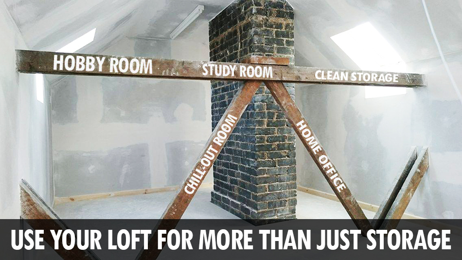 Loft Room - Study Room - Hobby Room - Chill-out Room - Storage Room - Home Office